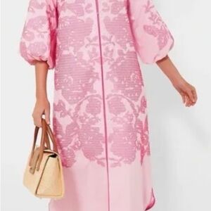 Tuckernuck Pink Floral Midi Dress